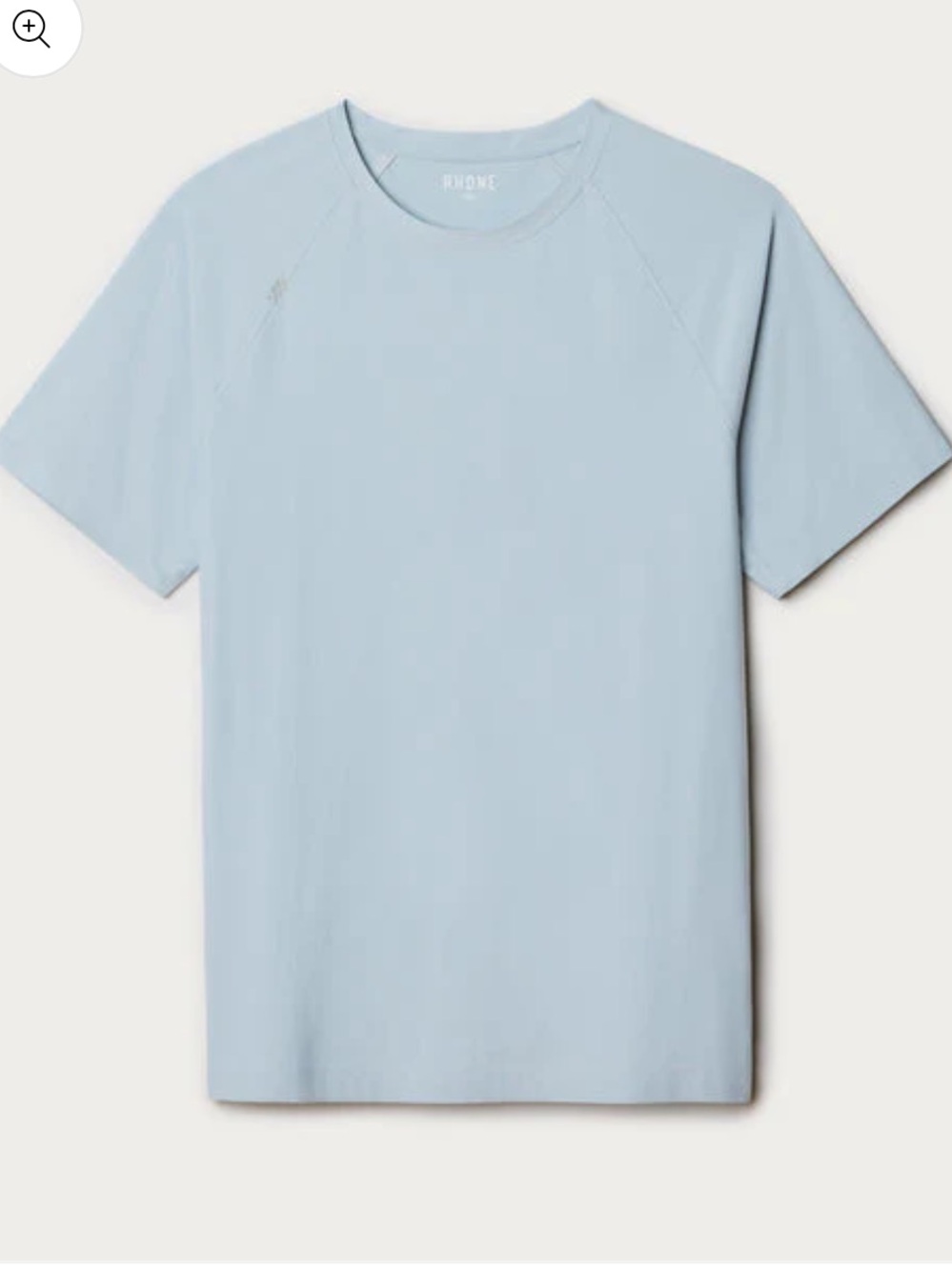 RHONE Men’s Light Blue Short Sleeve Crew Tee